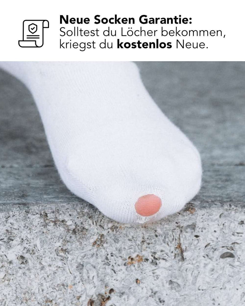 Laufsocken Herren & Damen Schwarz-Weiß