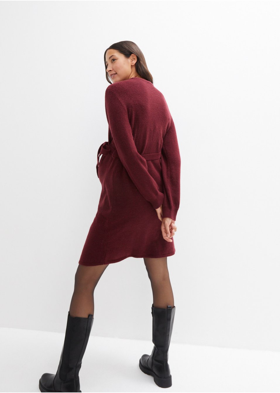 Robe en maille de grossesse