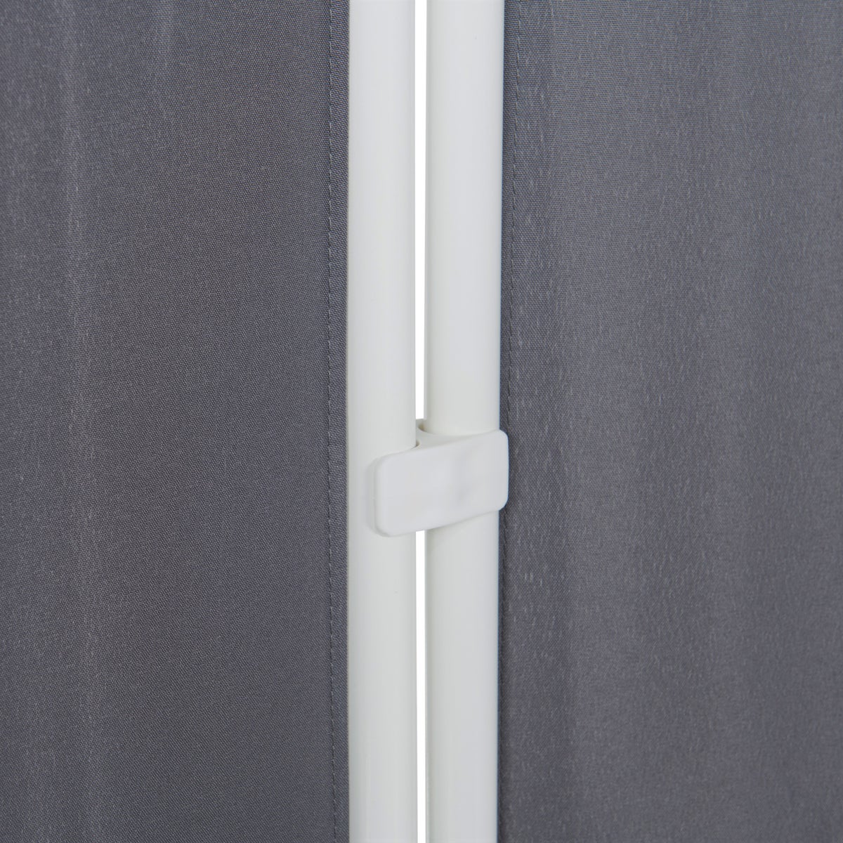 3-paneels scherm, antraciet