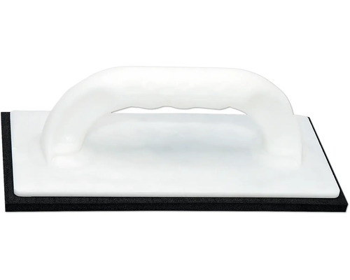 Wrijfplank 14x28x0,8 cm voor het voegen met celrubber, zwart