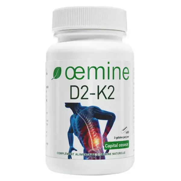 Oemine D2-K2 60 cápsulas