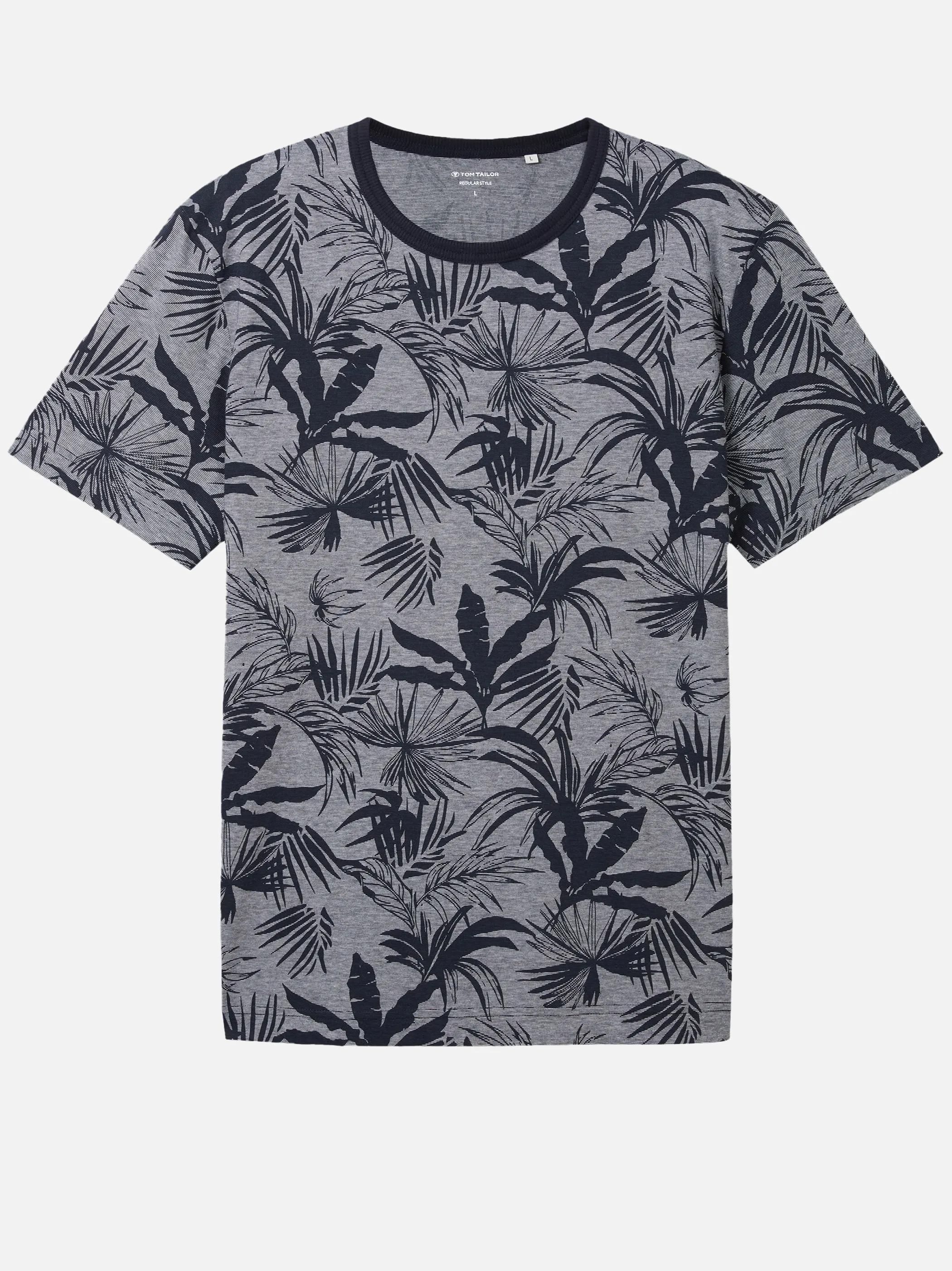 Herren Shirt mit Blätterprint