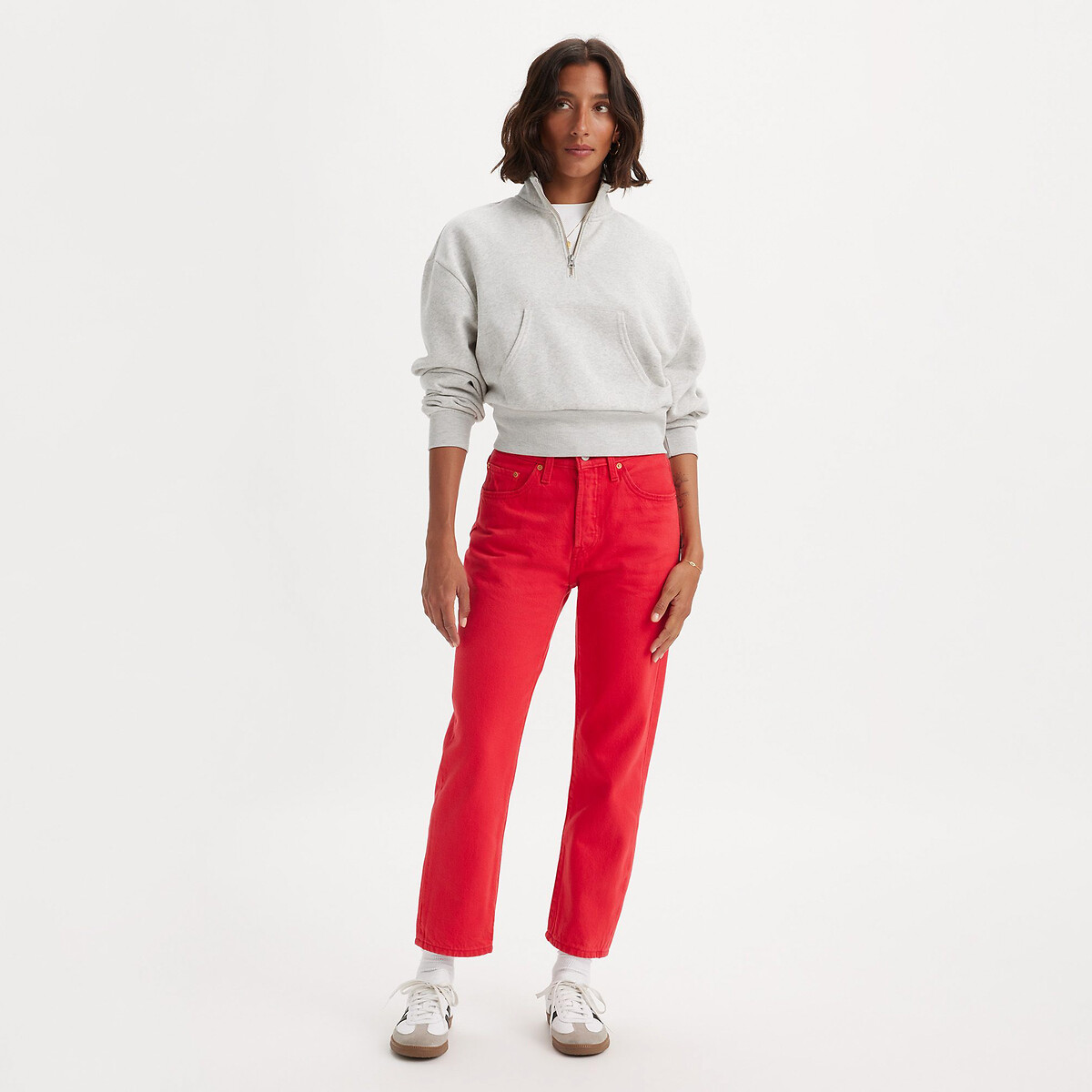 Calça Jeans 501® Cropped da Levi's