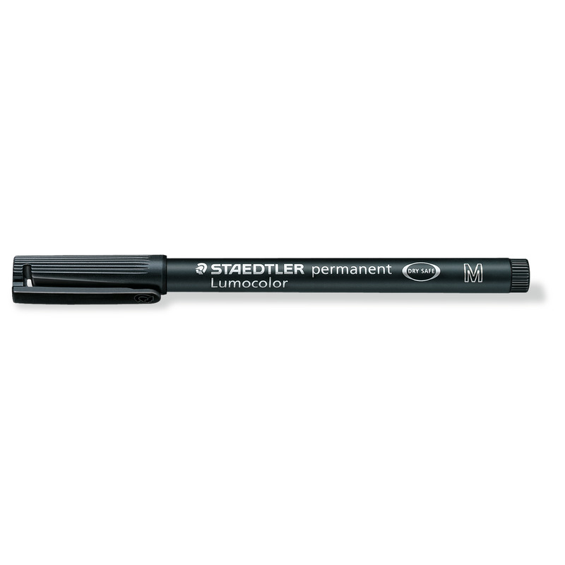 Staedtler Folienschreiber Lumocolor permanent M, schwarz