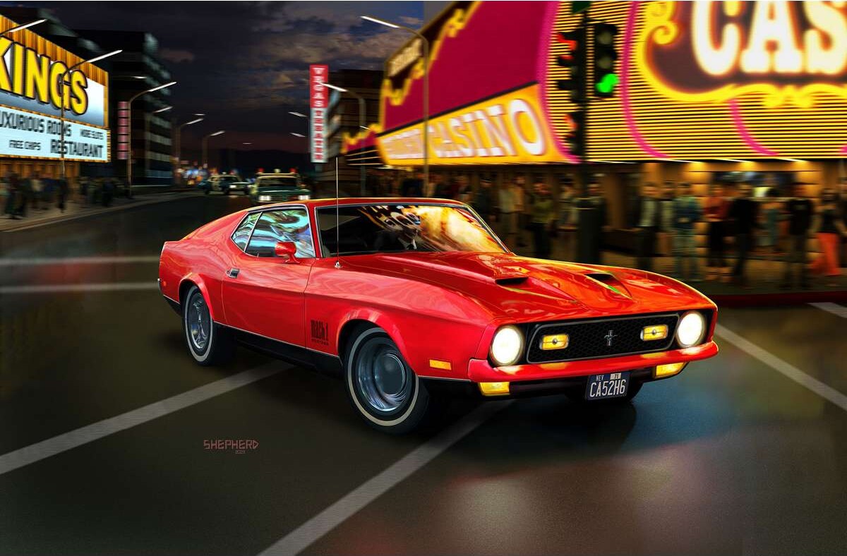 Revell - James Bond Ford Mustang Mach I - Level 4 - 1:25 - 05664