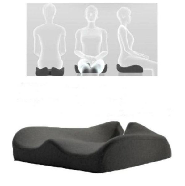 OrtoPrime Almofada Ortopédica Antiderrapante para Cóccix Ergonómica