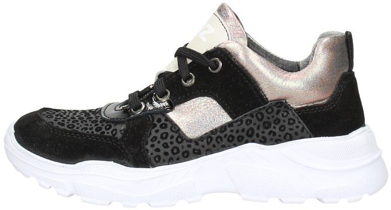 Braqeez Meisjes veterschoenen zwart