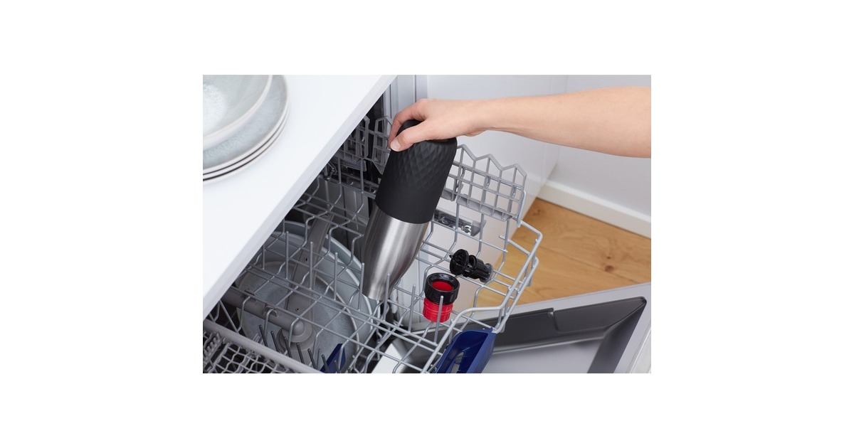 EmsaBludrop Sleeve Thermosfles  (Zwart, 0,7 Liter)
