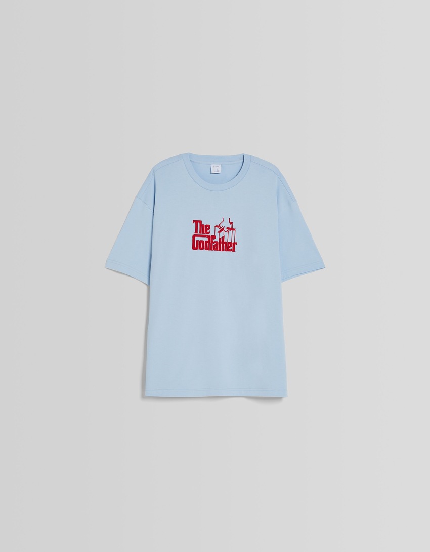Camiseta de manga curta estilo boxy fit do Poderoso Chefão