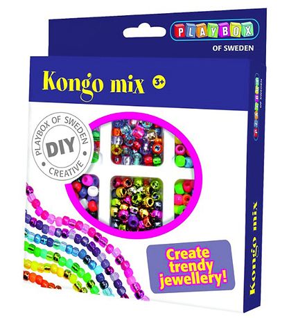 Playbox Perles?t - 480 stk - Kongo Mix