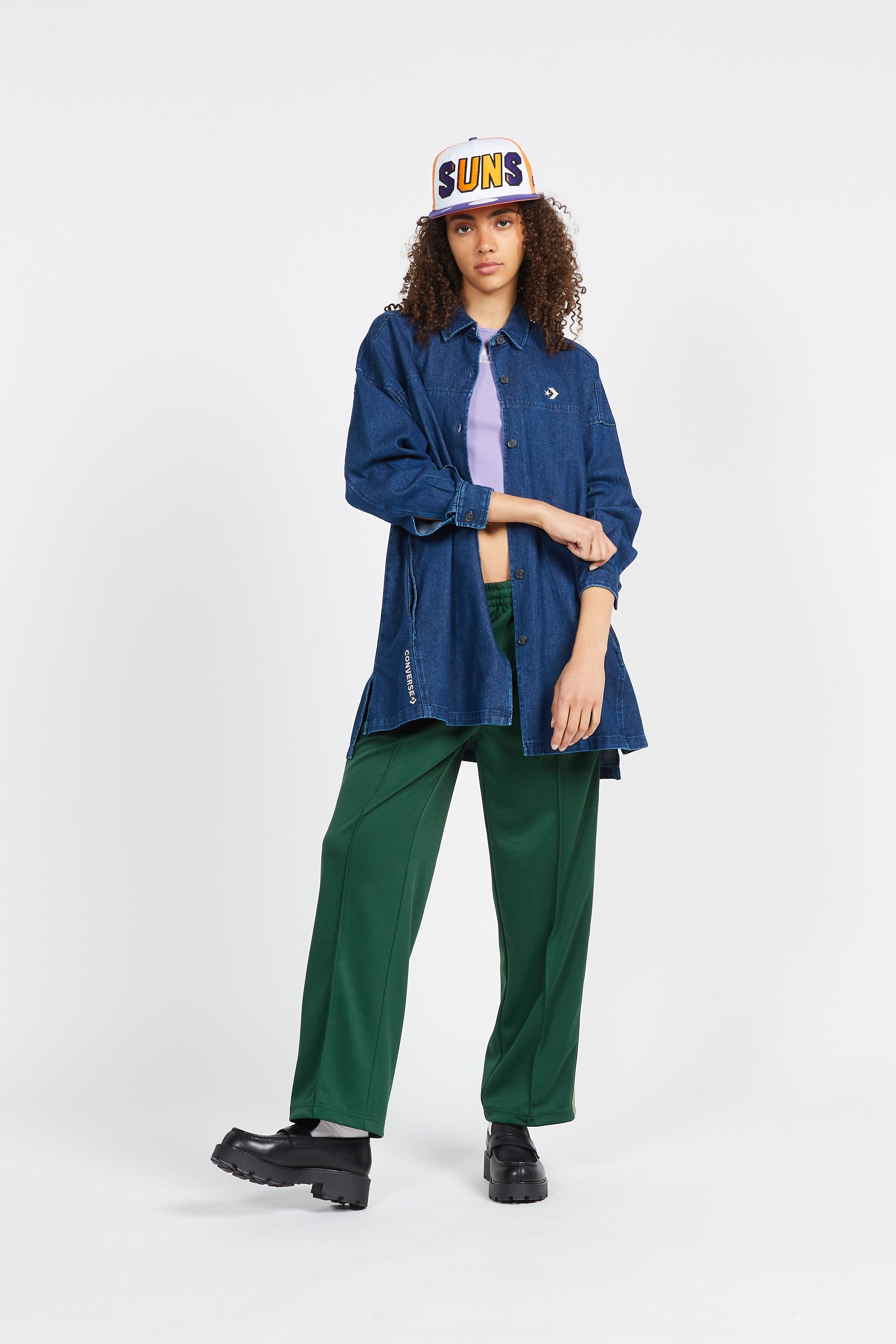 CONVERSE Chemise UTILITY WOVEN Bleu