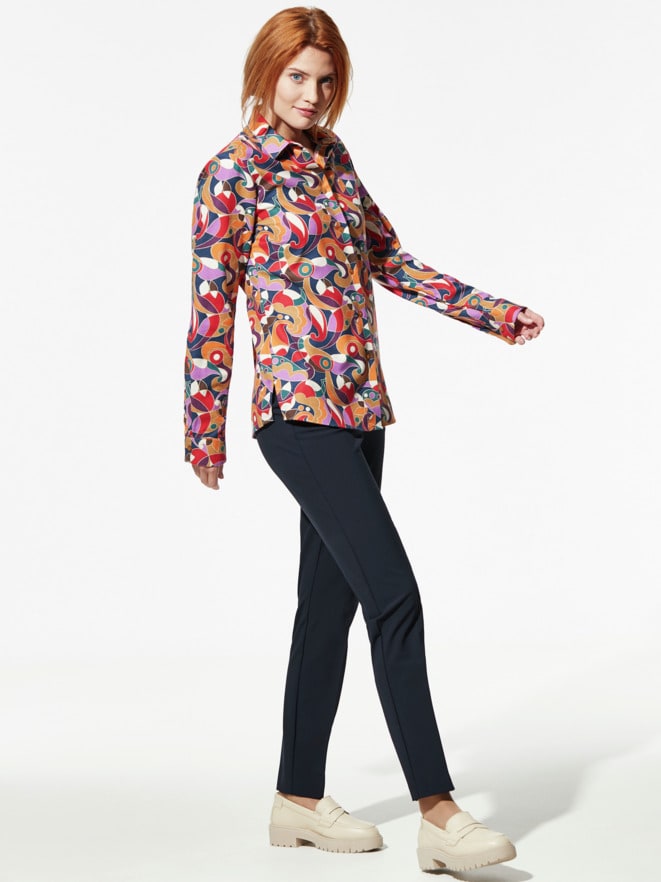 Edel-Flanell-Hemdbluse