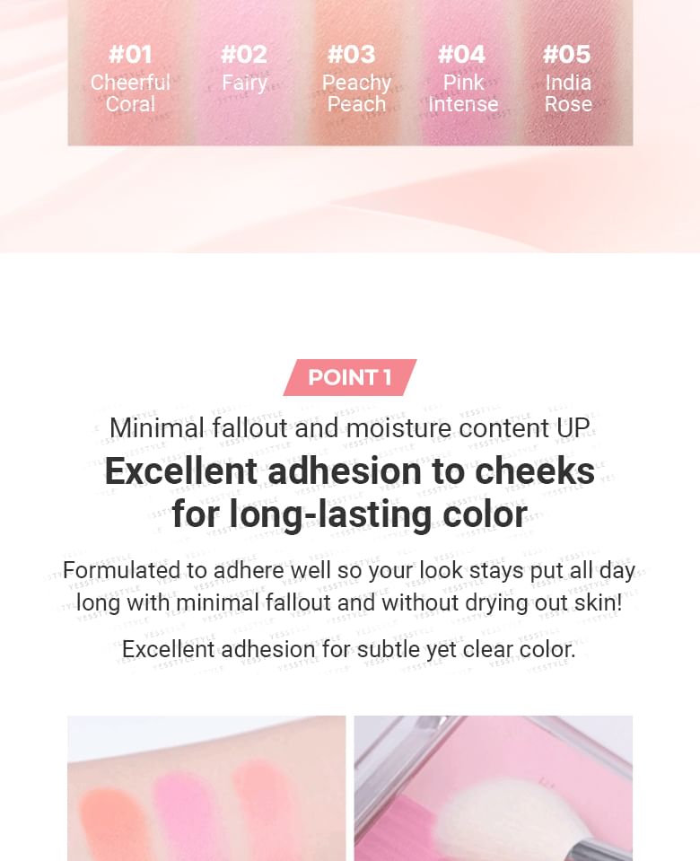 WAKEMAKE - Sheer Layering Dual Blusher - 9 soorten