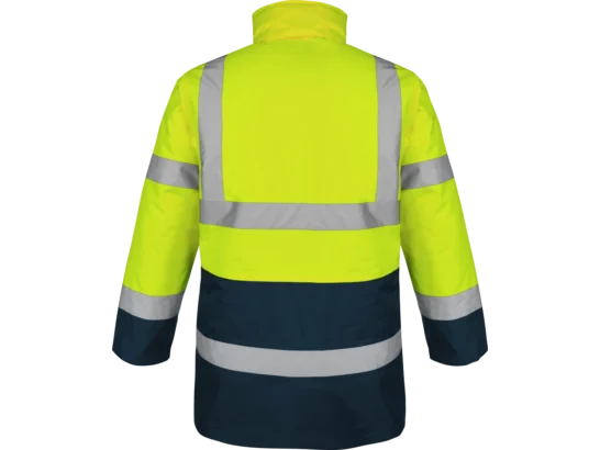 Parka de travail Würth MODYF haute-visibilité jaune/marine