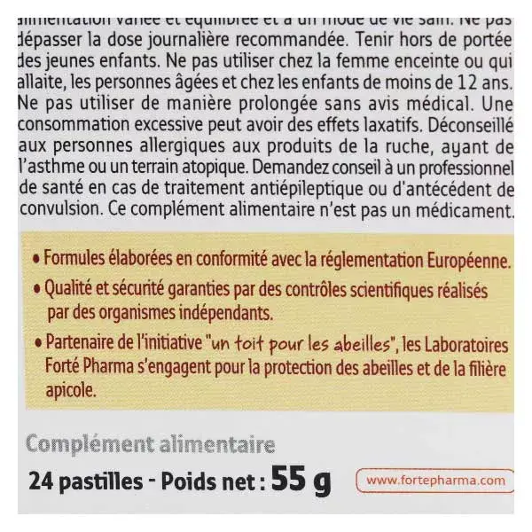 Forté Pharma Forté Royal Limão Pastilhas 24 unidades