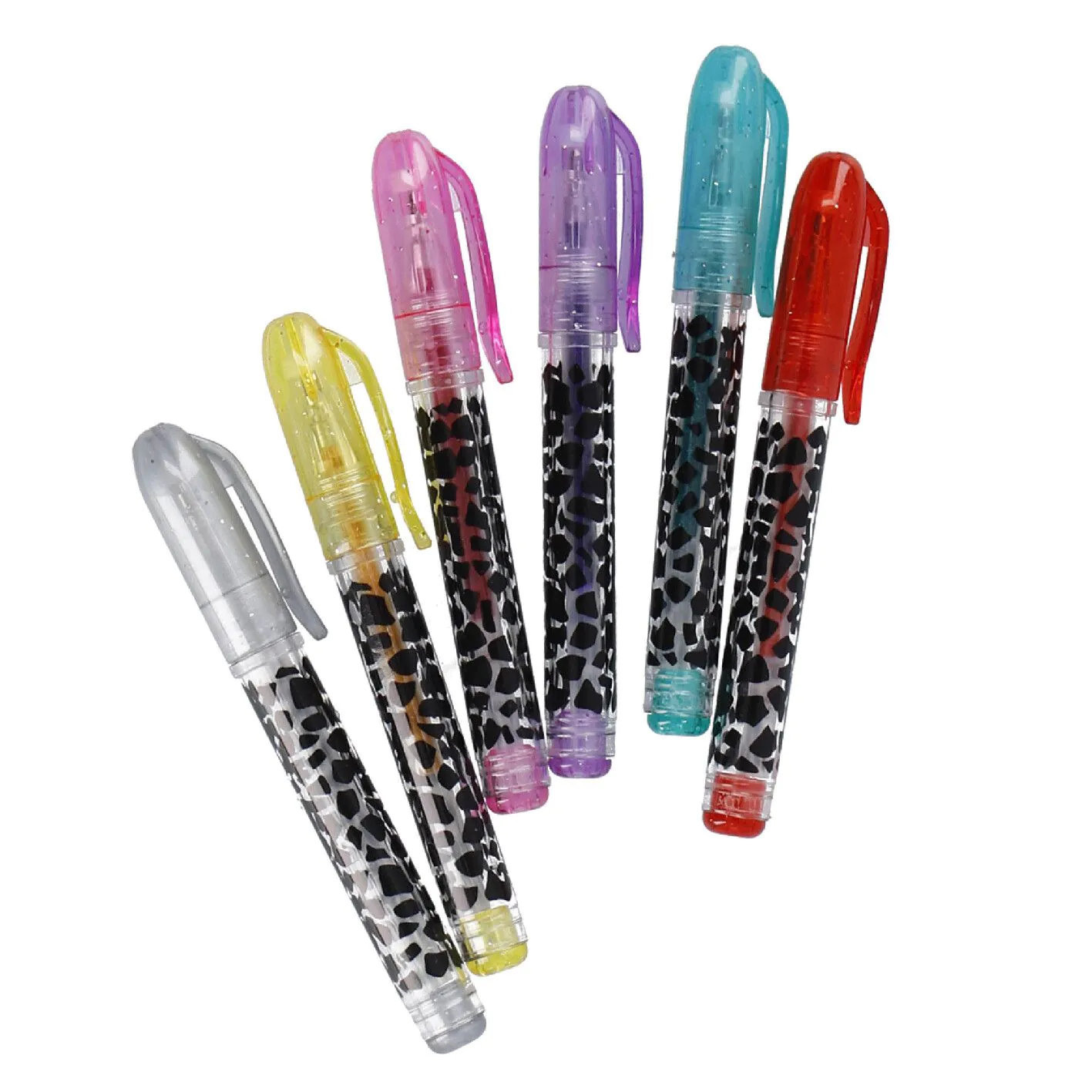 6er Set Gelstift Mini, Glitzer