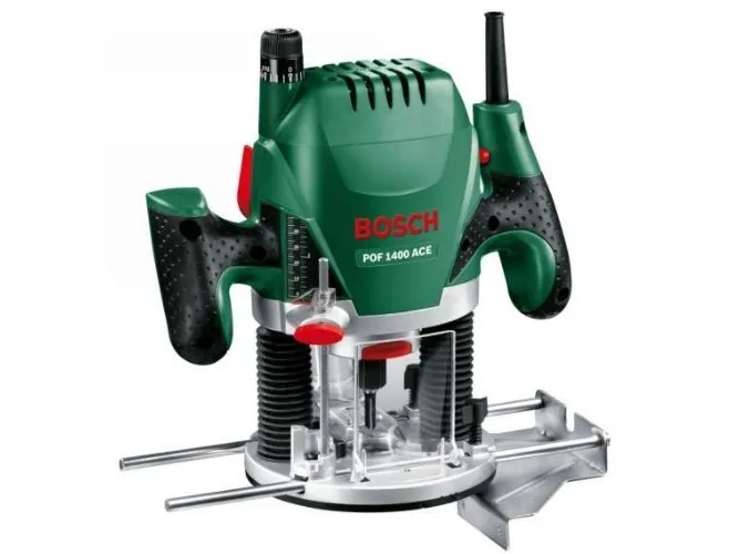 Bosch Overfræser POF 1400 ACE,1400W, Grøn