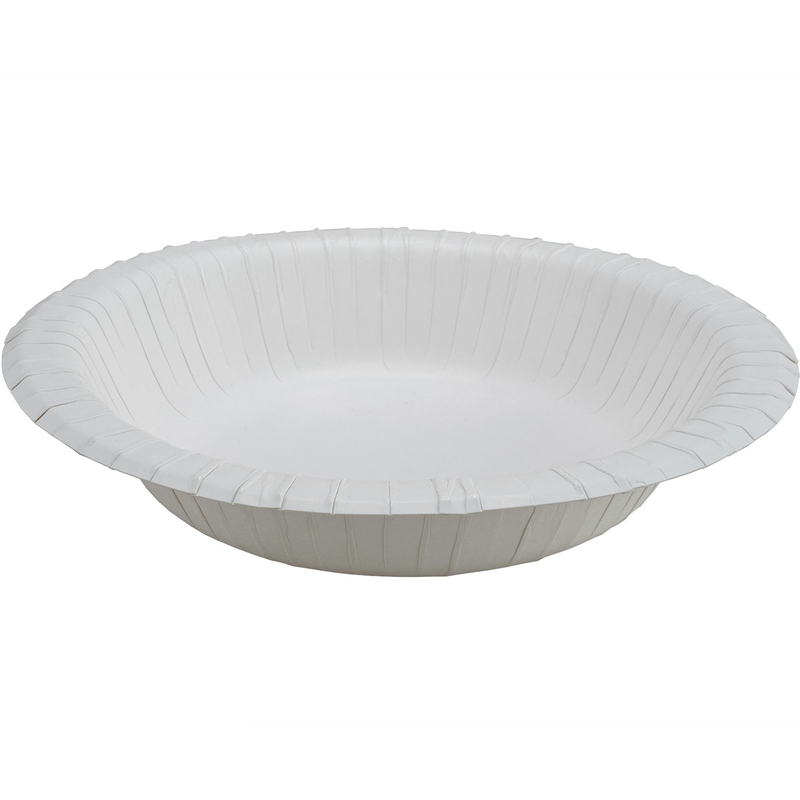 EJS Suppenteller, Karton, 19 cm, weiss, 10 Stück