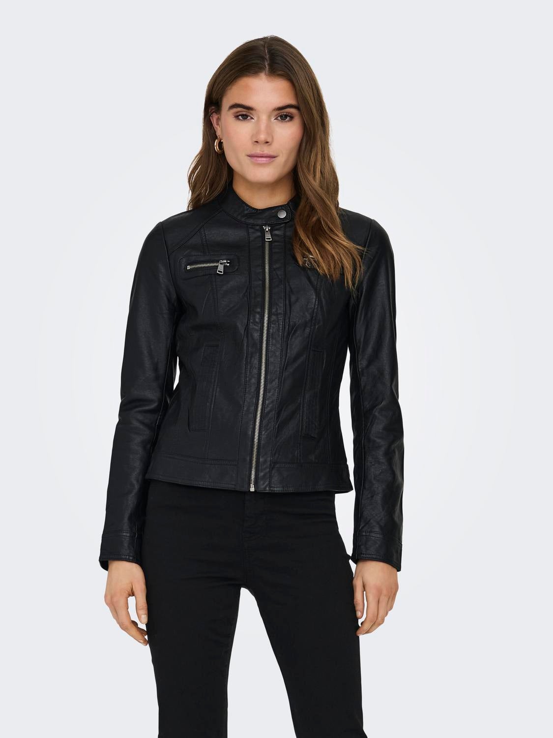 ONLBANDIT Kunstlederjacke Black
