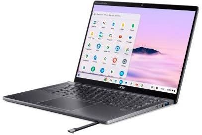 Acer Chromebook Plus Spin 714 - Touchscreen - Grijs - 14 inch - 16 GB - 512 GB SSD