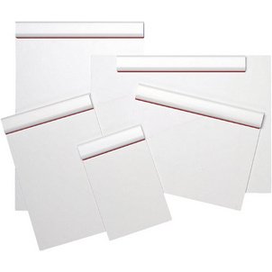 Porte-bloc plastique, pince sur le bord long, A3