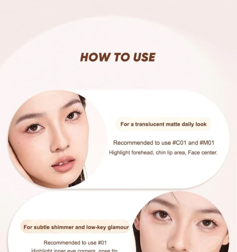 Judydoll - Shimmery Highlighting Powder - 4 kleuren