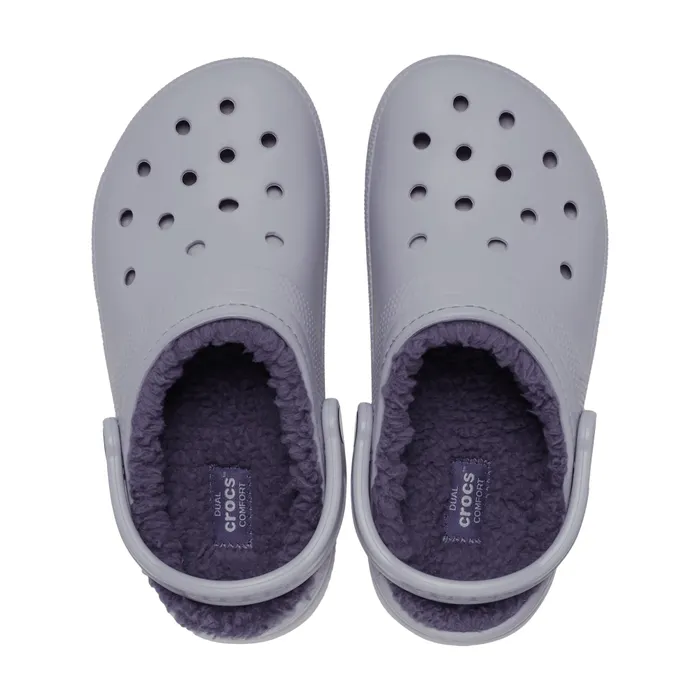 Crocs Classic Fuzz Lined Clog Instappers Senior