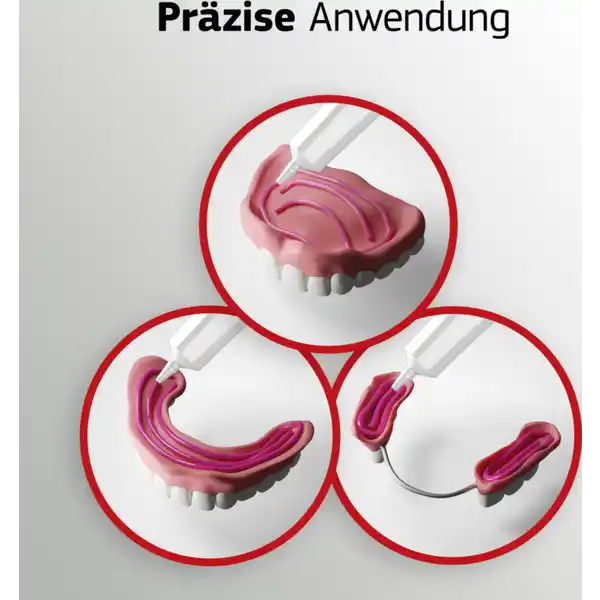 Plus Premium Haftcreme Barriere gegen Speisereste