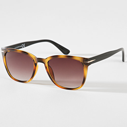 Lunettes De Soleil 026169 Fauve Marron Dégradé