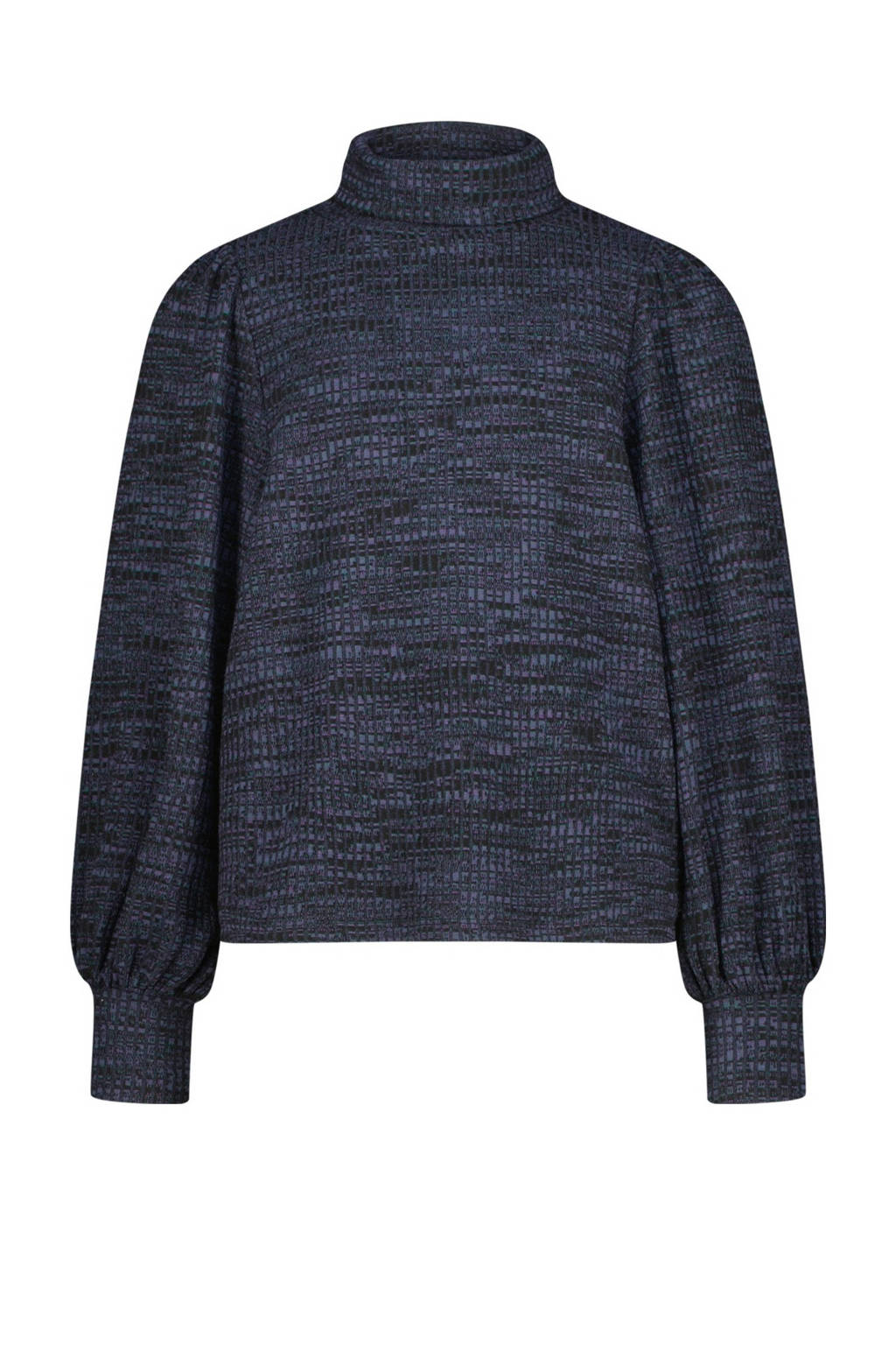 Vingino top Joyce met all over print zwart