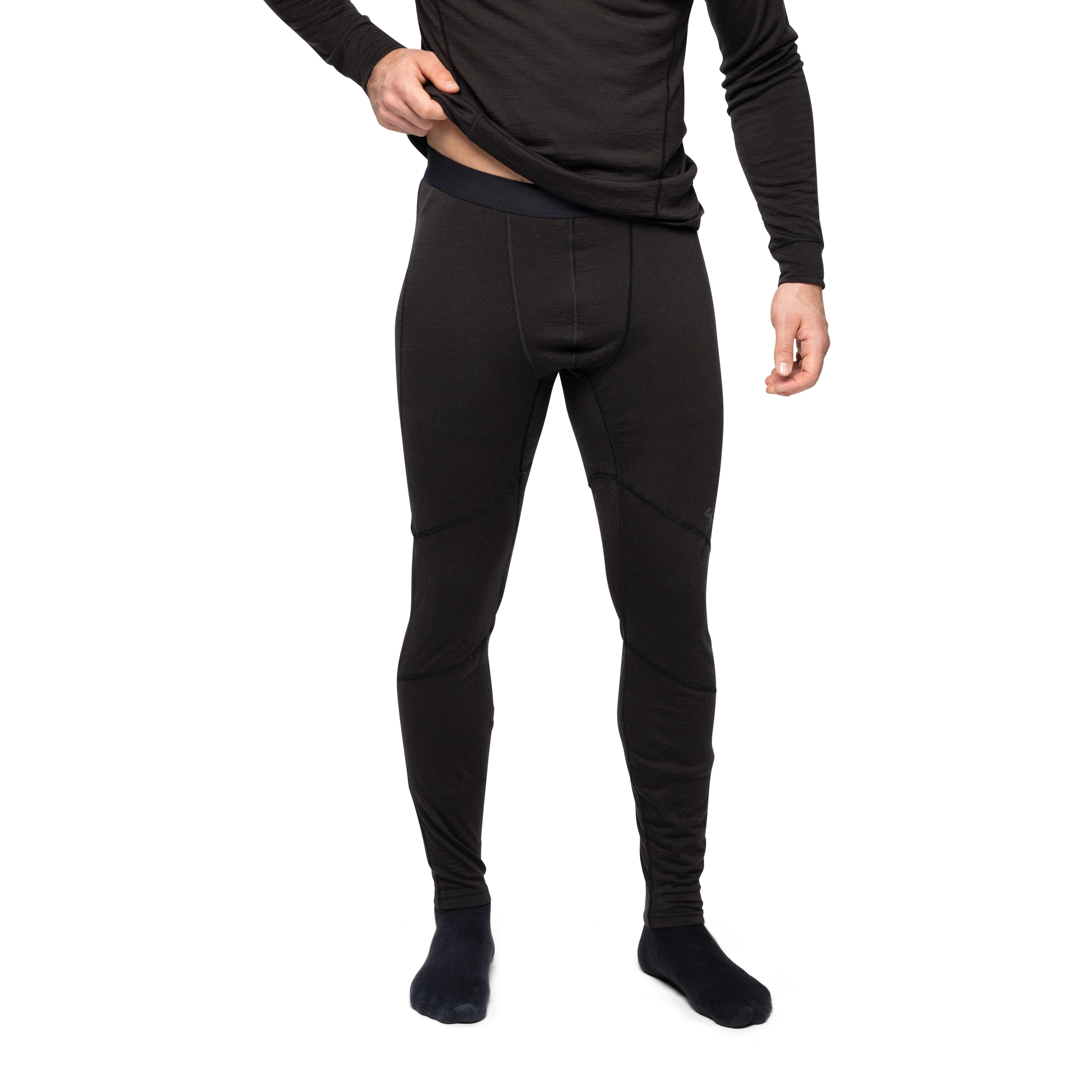 Inner:Pure Merino Tights Men Black