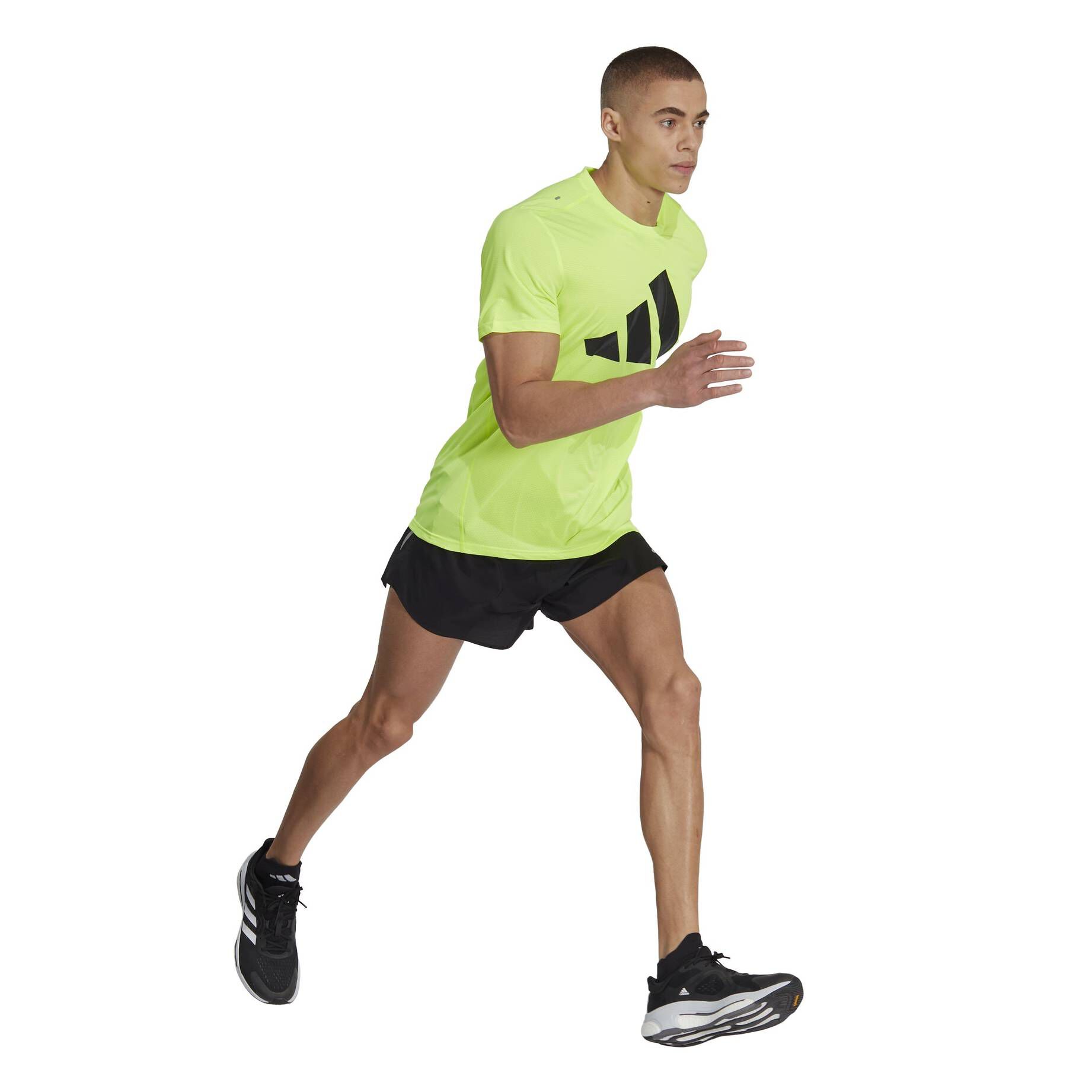 adidas Performance| Herren Laufshirt RUN BRAND LOVE TEE Regular Fit