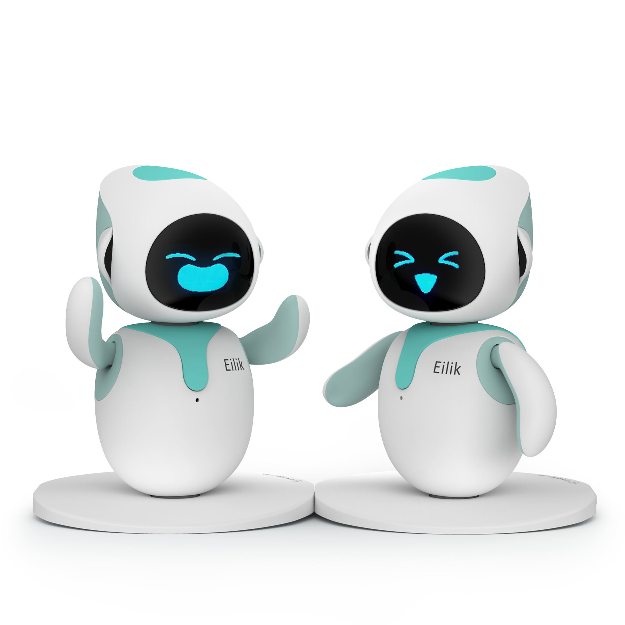 Eilik Der kleine Desktop Begleiter Bot mit unendlichem Spass - Blau