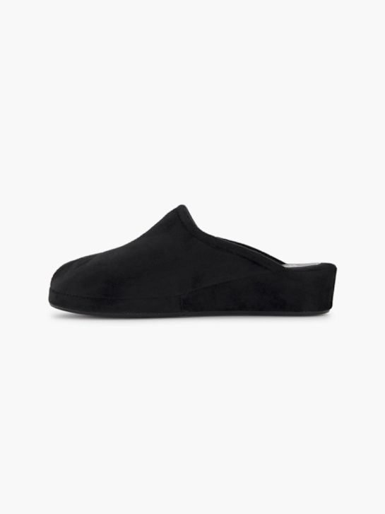 Casa mia Pantoffel Schwarz