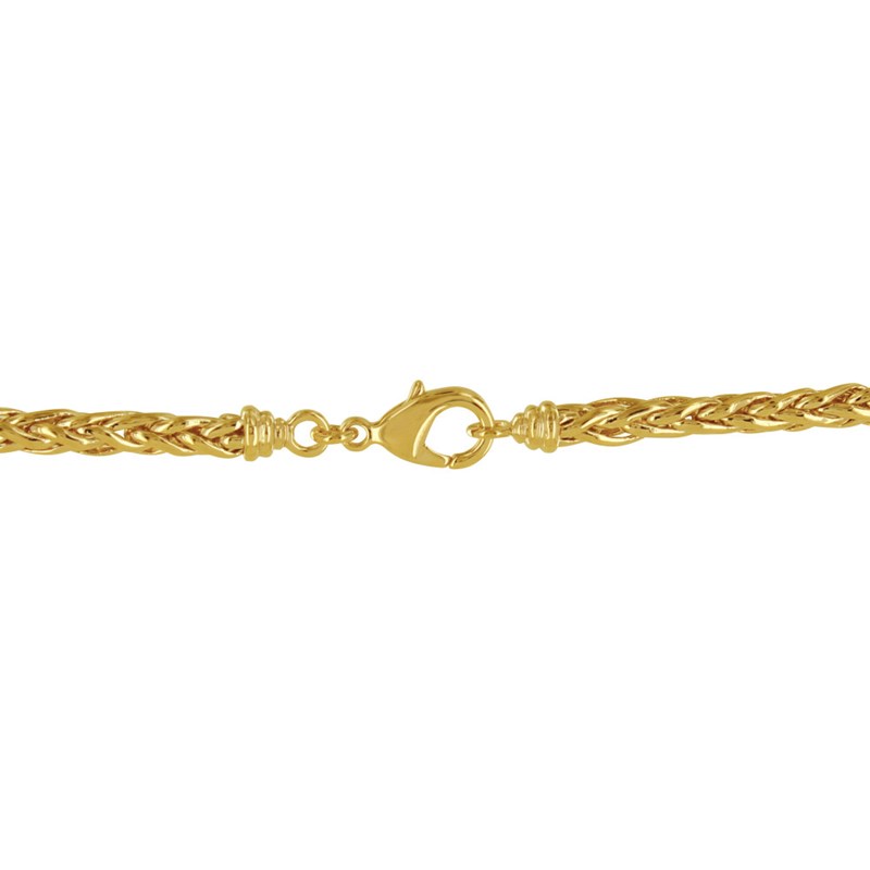 Collier Plaqué Or Maille Palmier