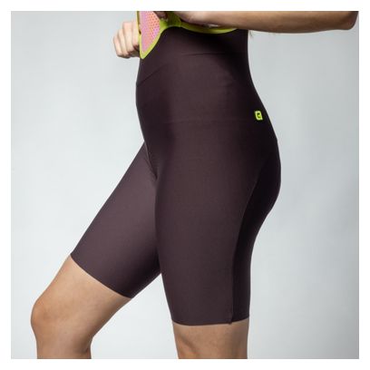 Cuissard à Bretelles Femme Alé Master 2.0 Marron