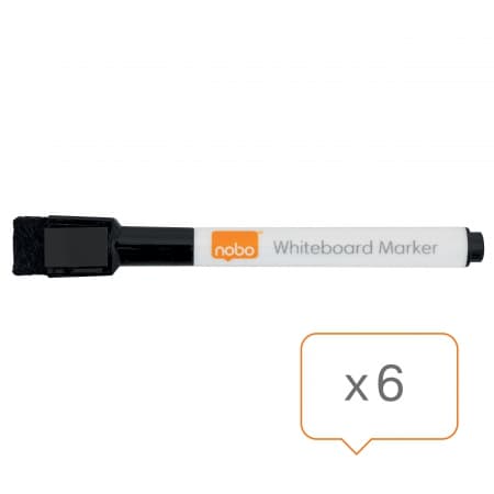 WB penn Nobo Sort (6 stk.)
