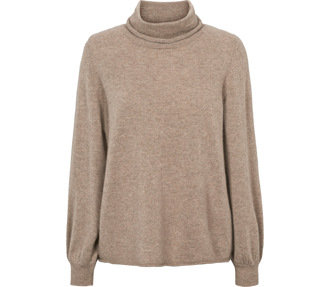 Tadin W, Kashmir Bluse - Linseed Mel.