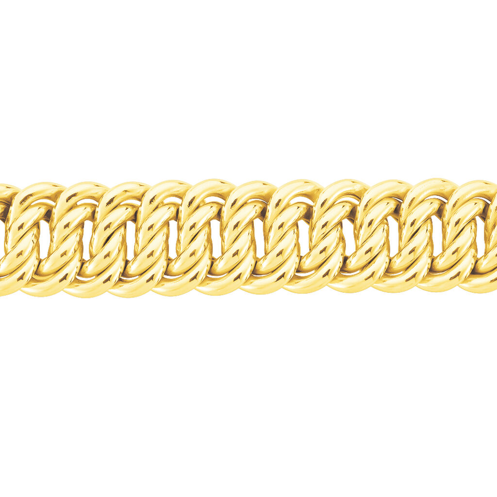 Collier Maille Americaine Chute Or Jaune
