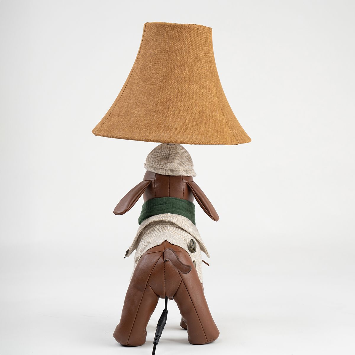 Kinder tafellamp jachthond bruin - Spike