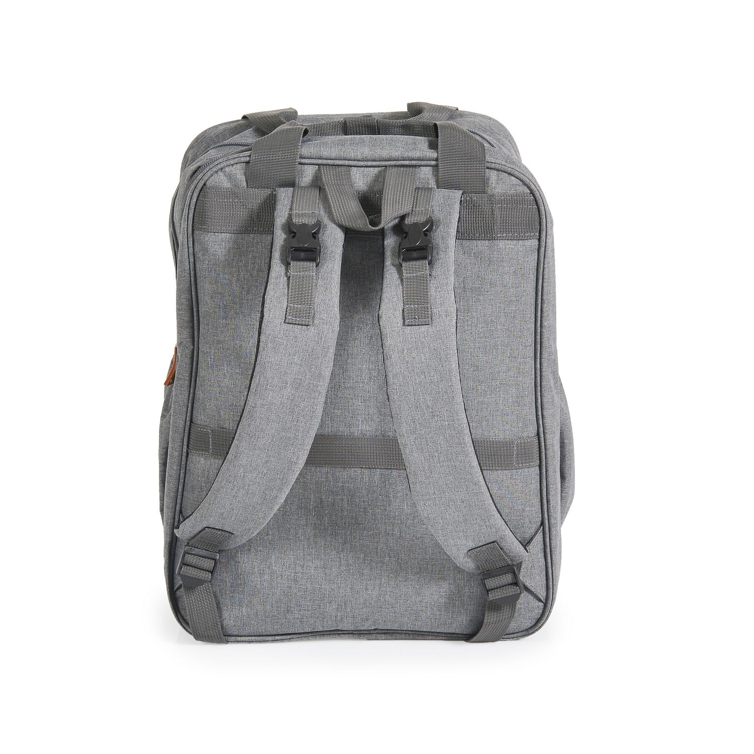 Cangaroo Kinderwagentasche Liana 2 in 1 Rucksack Babybett Reißverschluss Clips grau