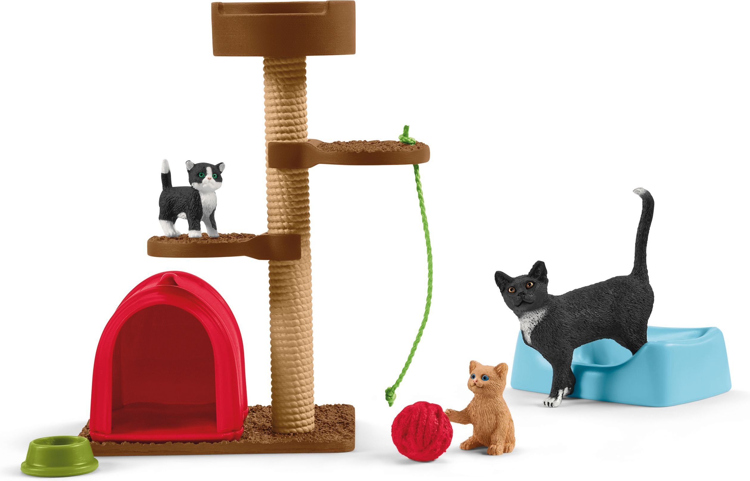 schleich® 42501 Farm World – Spielspaß für niedliche Katzen