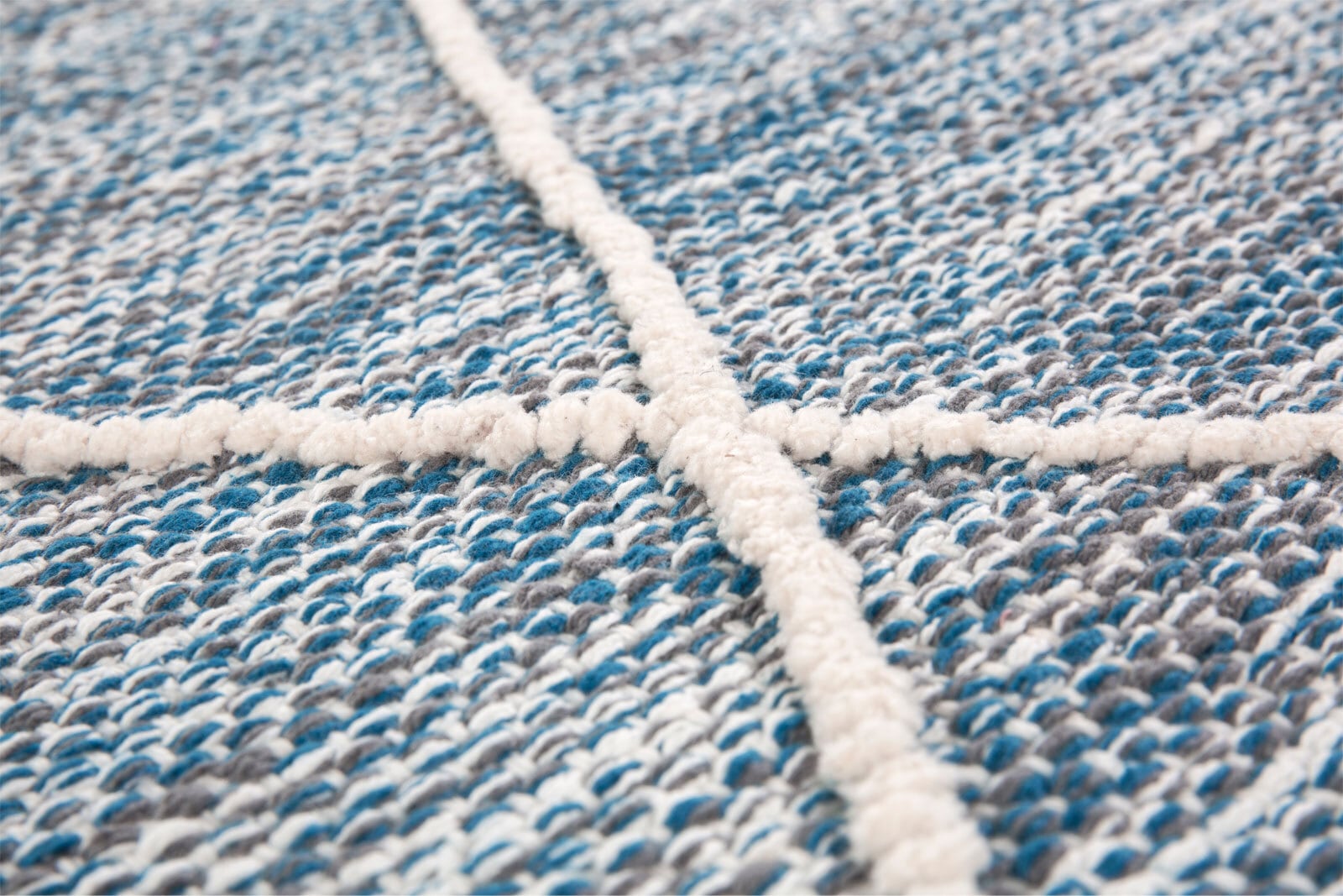 Kelim-Teppich Trelleborg 170 x 240 cm Blau