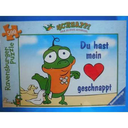 Ravensburger Puzzle Schnappi Du hast mein Herz geschnappt, 500 Teile