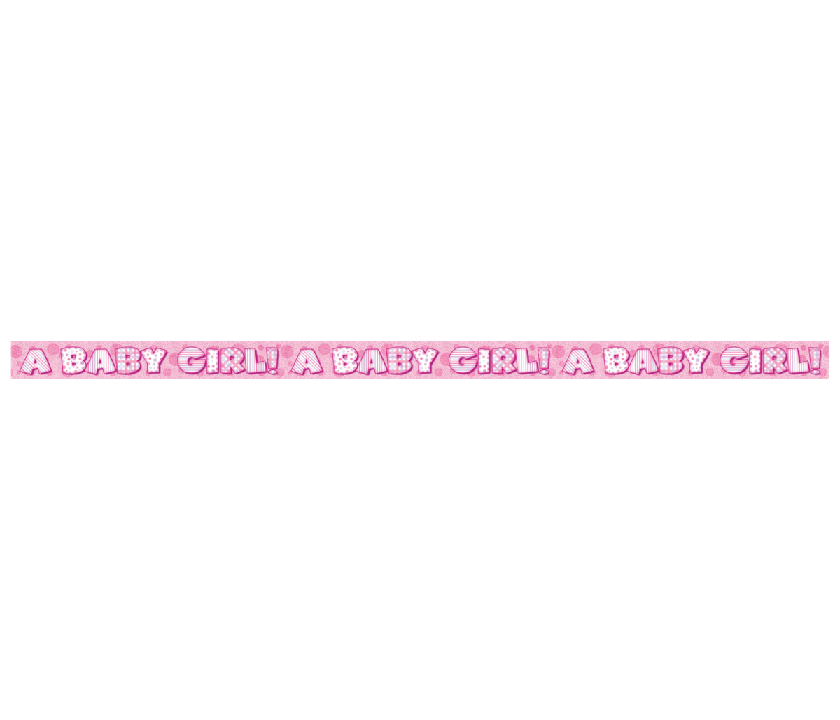 Baby Banner Roze 3,65m