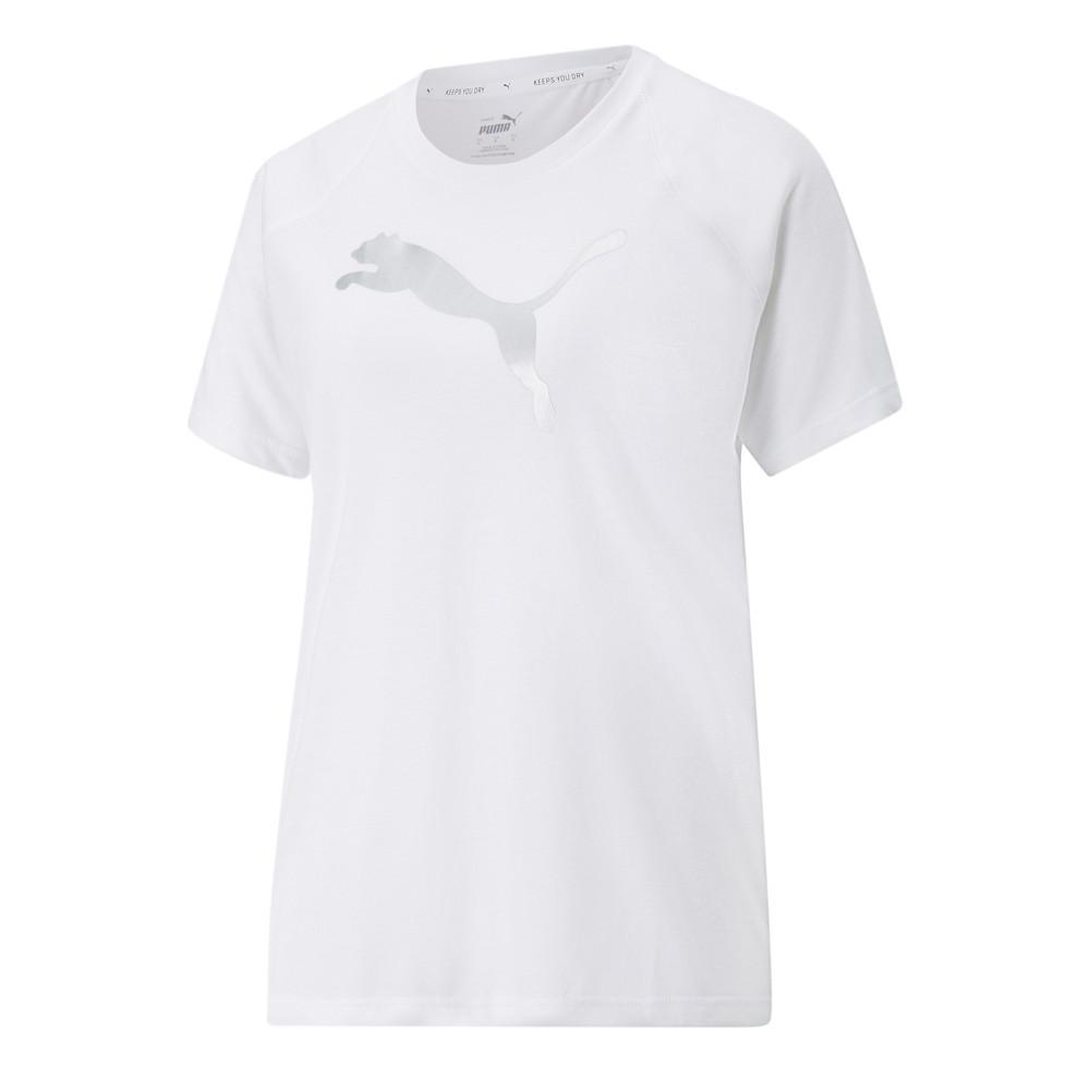 Puma T-shirt Blanc Femme Puma W Evo