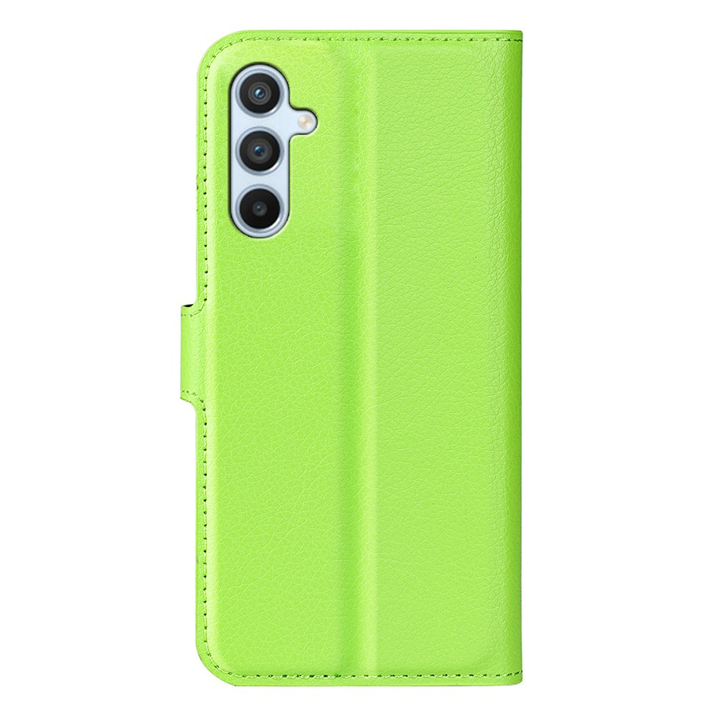 Samsung Galaxy A54 5G Leder Tasche Flip Cover Litchi Look - Grün