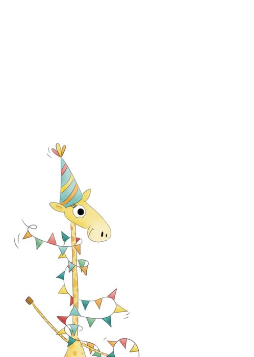 Studio Fred Illustraties | Verjaardagskaart | 4 | Giraf