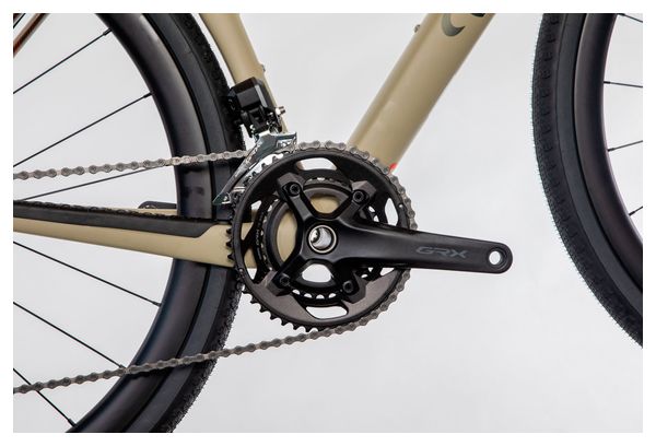 Vélo de Gravel Wilier Triestina Rave SLR Shimano GRX Di2 12V 700 mm Beige Sand Vert 2024