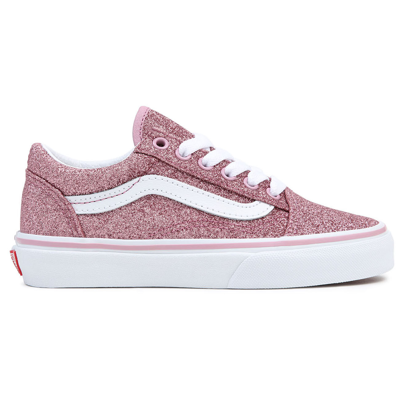 Vans Sneakers en Cuir & Textile Old Skool roses